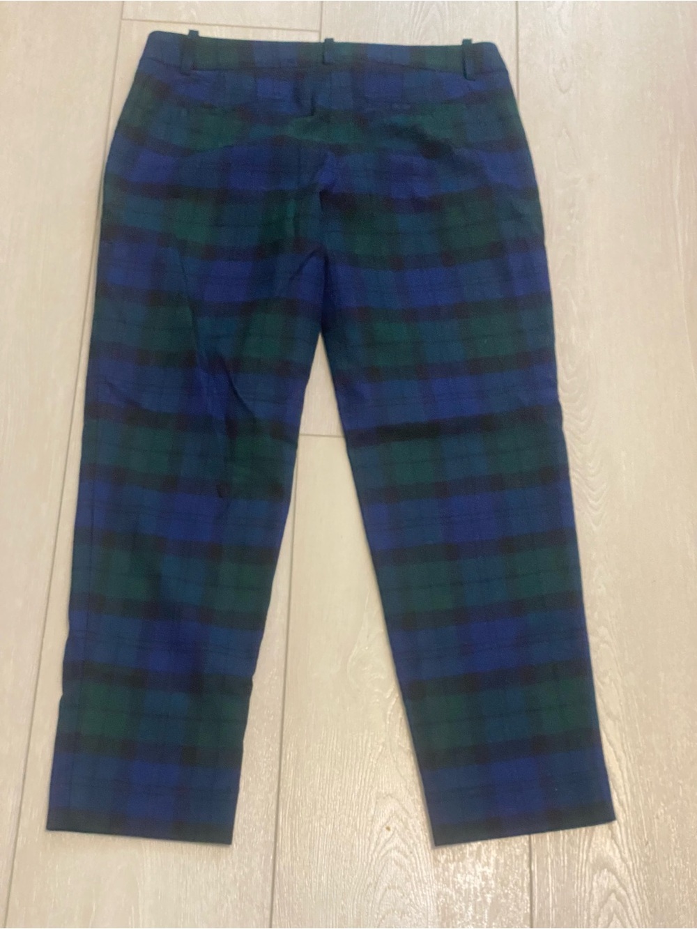 J. Crew Blue and Green Tartan Dress Pants